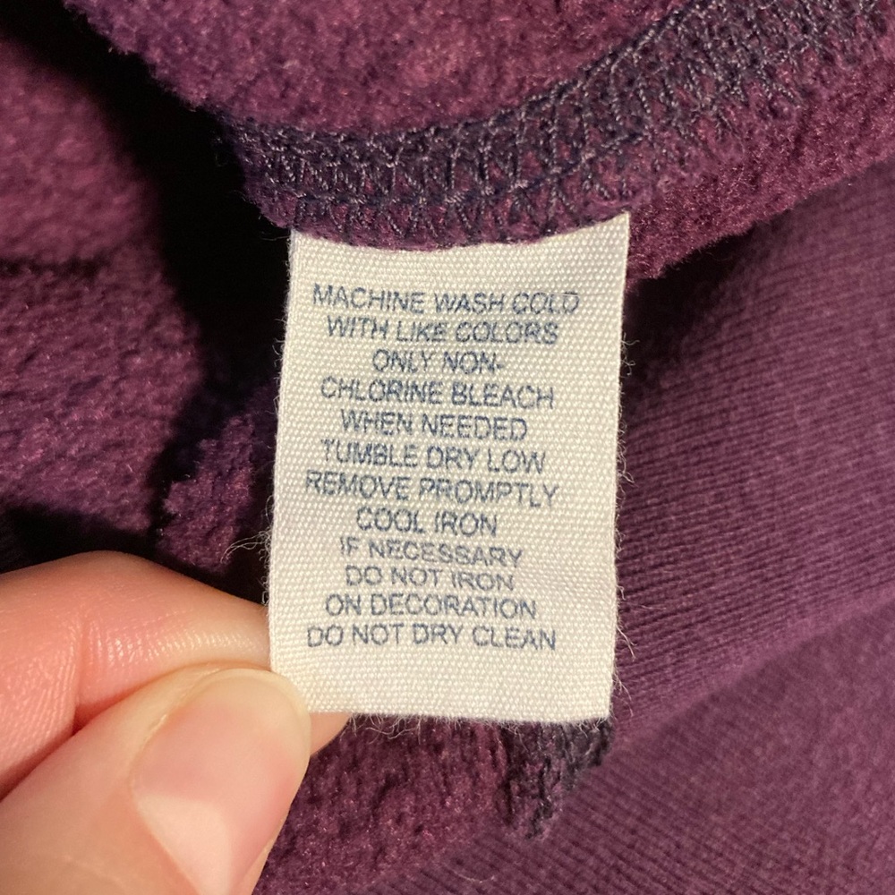 American Eagle Y2K V-Neck Hoodie - Purple - Picture 10 of 10